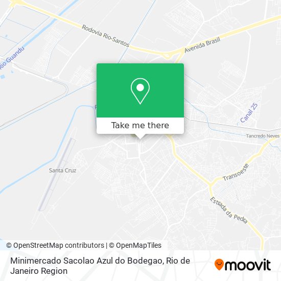Minimercado Sacolao Azul do Bodegao map