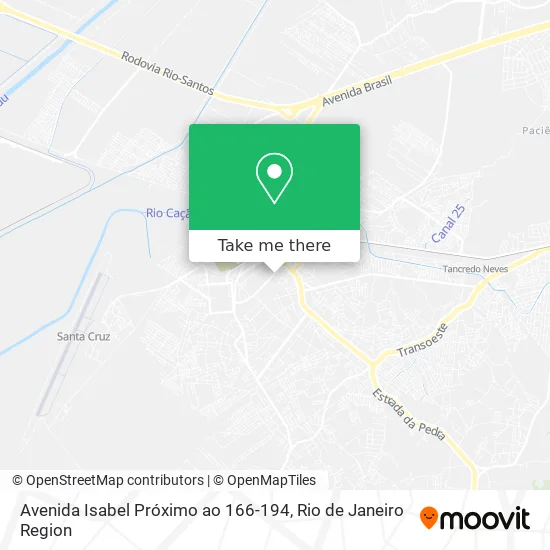 Avenida Isabel Próximo ao 166-194 map