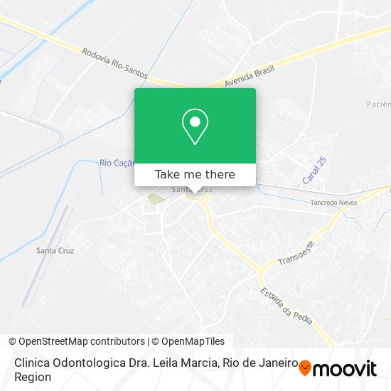 Clinica Odontologica Dra. Leila Marcia map