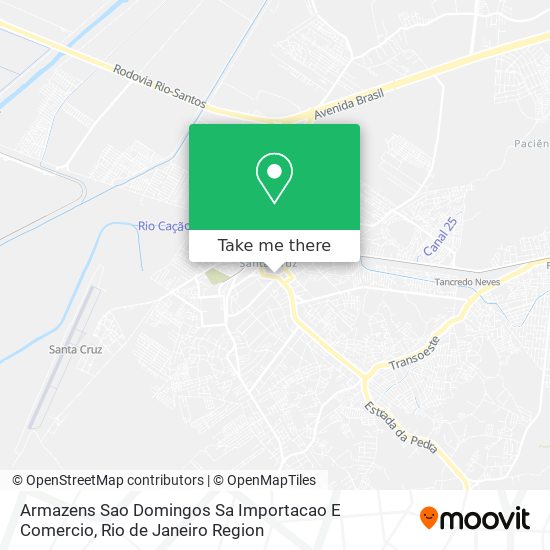 Armazens Sao Domingos Sa Importacao E Comercio map