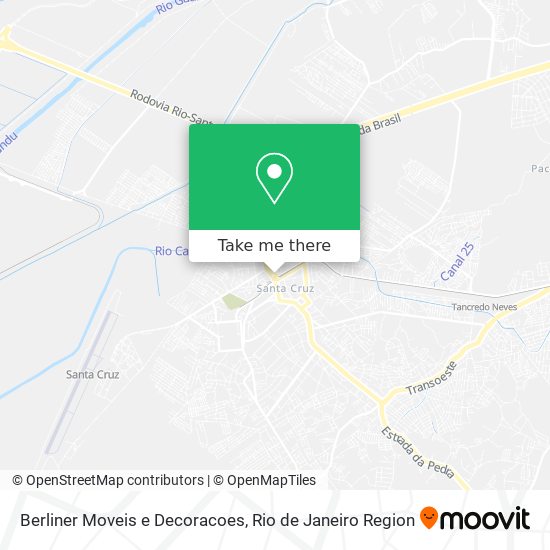 Berliner Moveis e Decoracoes map