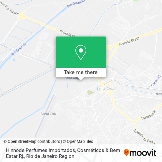 Hinnode Perfumes Importados, Cosméticos & Bem Estar Rj. map