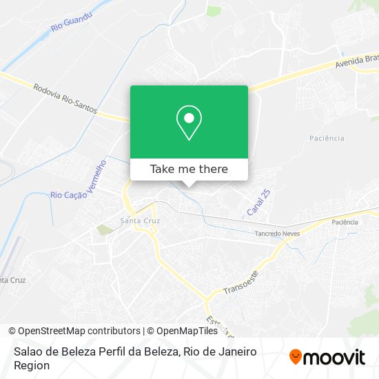 Salao de Beleza Perfil da Beleza map