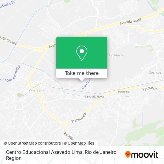Centro Educacional Azevedo Lima map