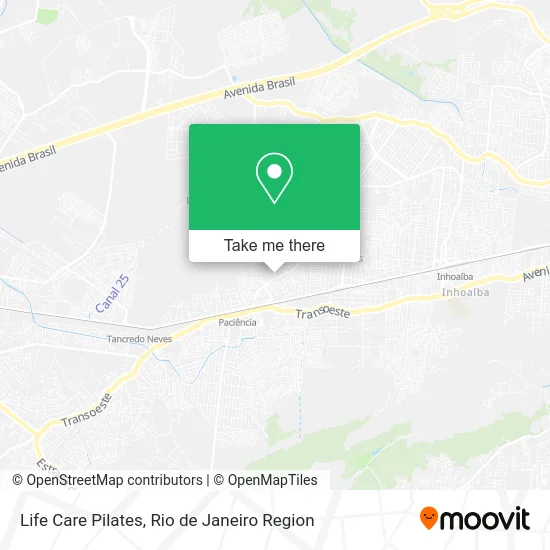 Life Care Pilates map