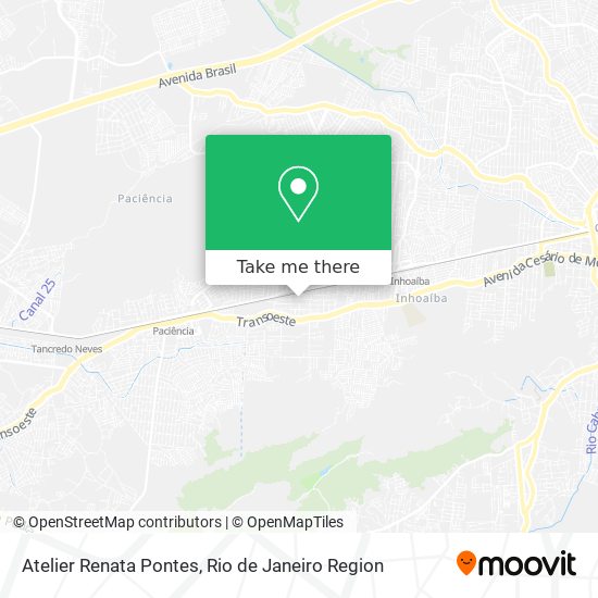 Atelier Renata Pontes map