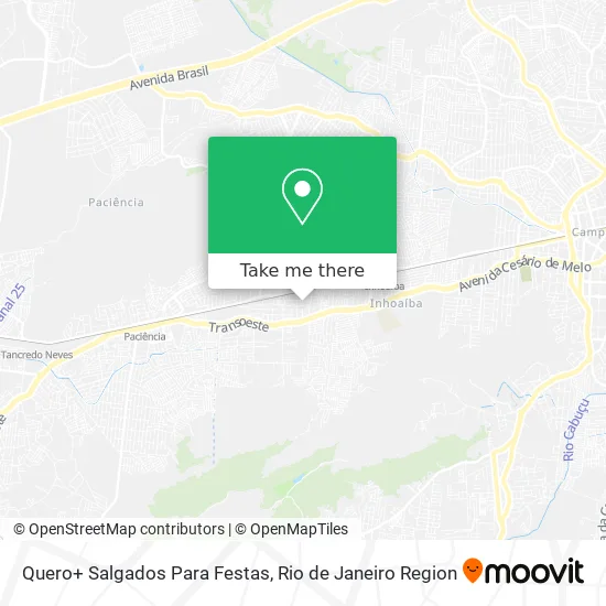 Quero+ Salgados Para Festas map