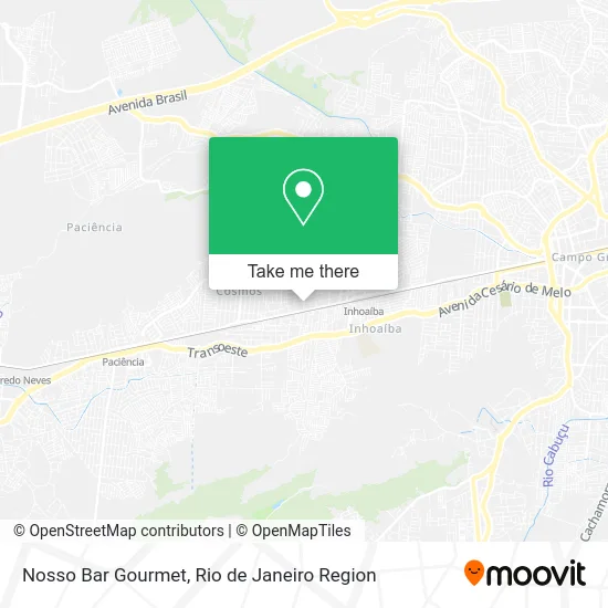 Nosso Bar Gourmet map