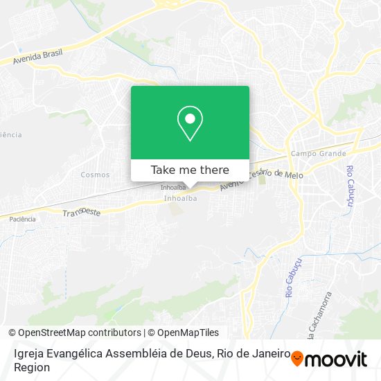 Igreja Evangélica Assembléia de Deus map