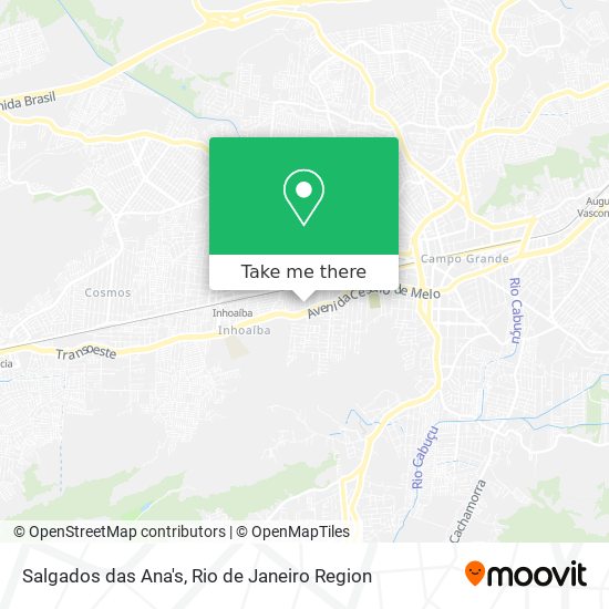 Salgados das Ana's map