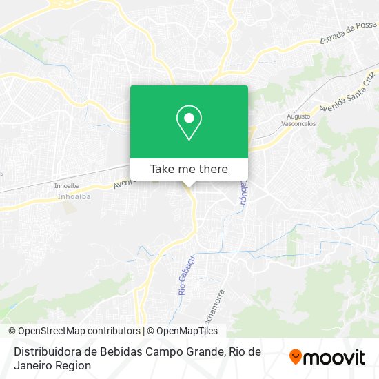 Distribuidora de Bebidas Campo Grande map