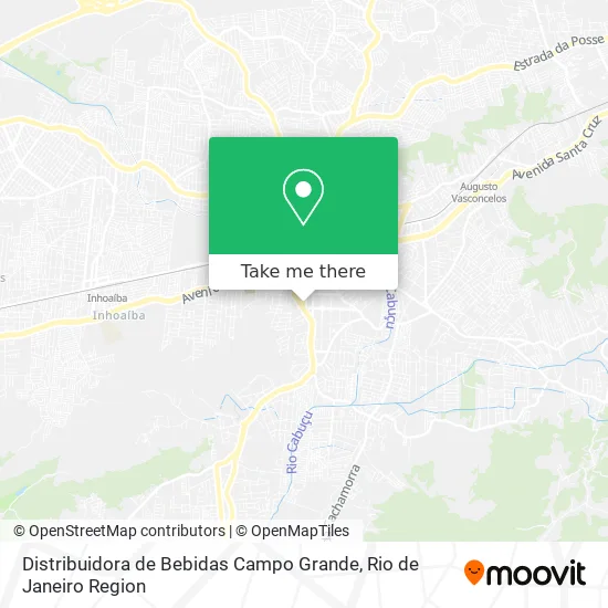 Distribuidora de Bebidas Campo Grande map