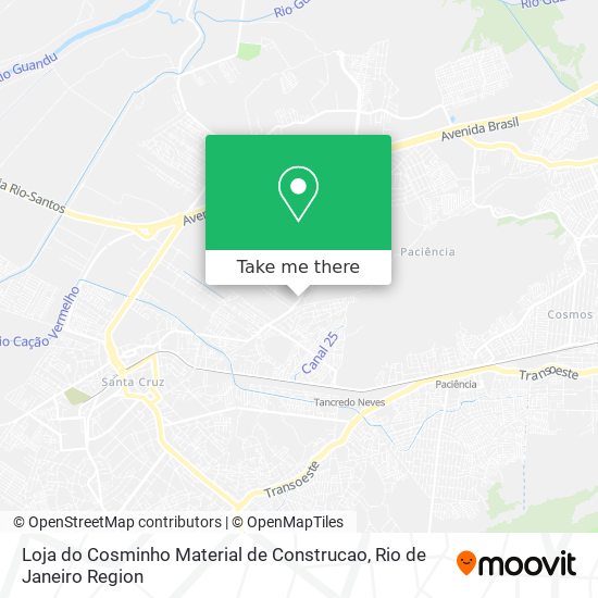Loja do Cosminho Material de Construcao map
