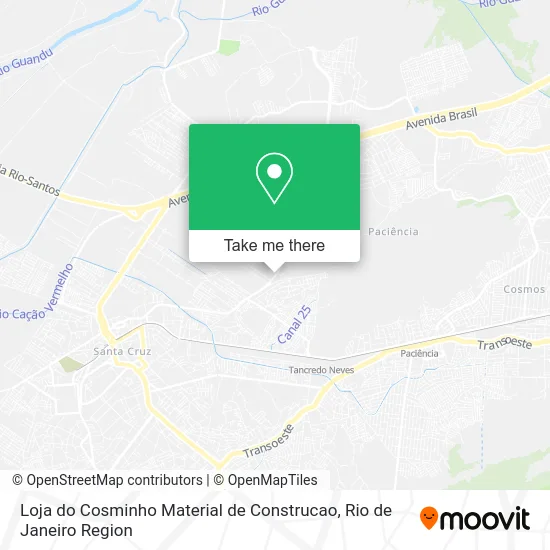 Loja do Cosminho Material de Construcao map