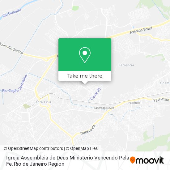 Igreja Assembleia de Deus Ministerio Vencendo Pela Fe map