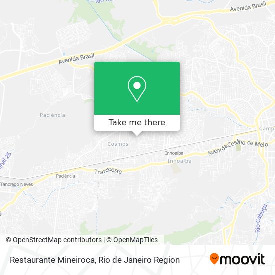 Restaurante Mineiroca map