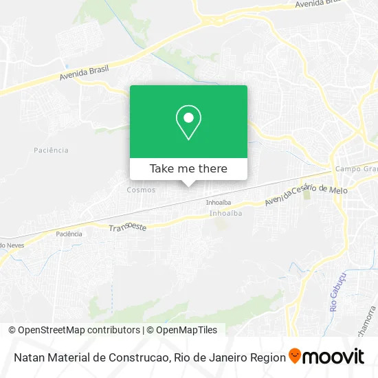 Natan Material de Construcao map