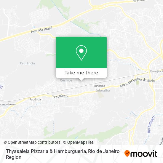 Thyssaleia Pizzaria & Hamburgueria map