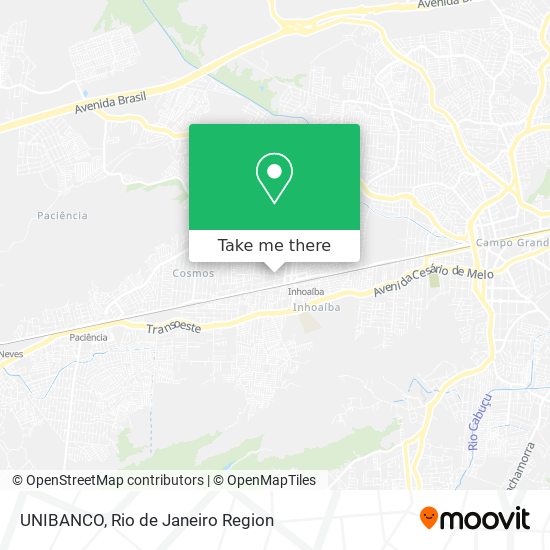 UNIBANCO map