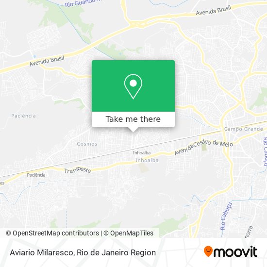 Aviario Milaresco map