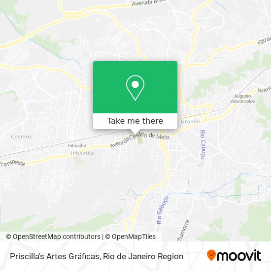 Priscilla's Artes Gráficas map