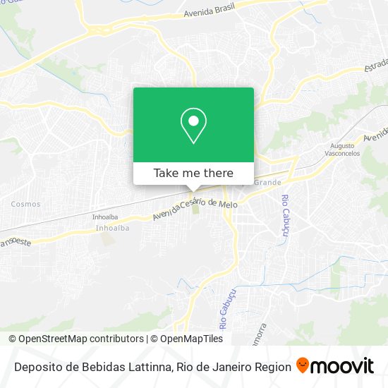 Mapa Deposito de Bebidas Lattinna