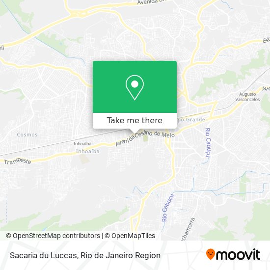 Sacaria du Luccas map