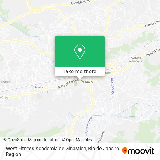 West Fitness Academia de Ginastica map