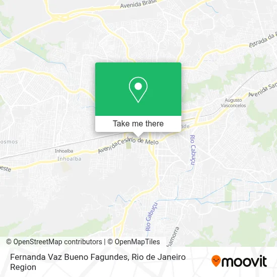 Fernanda Vaz Bueno Fagundes map
