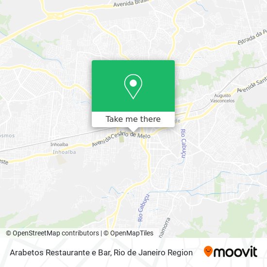 Arabetos Restaurante e Bar map