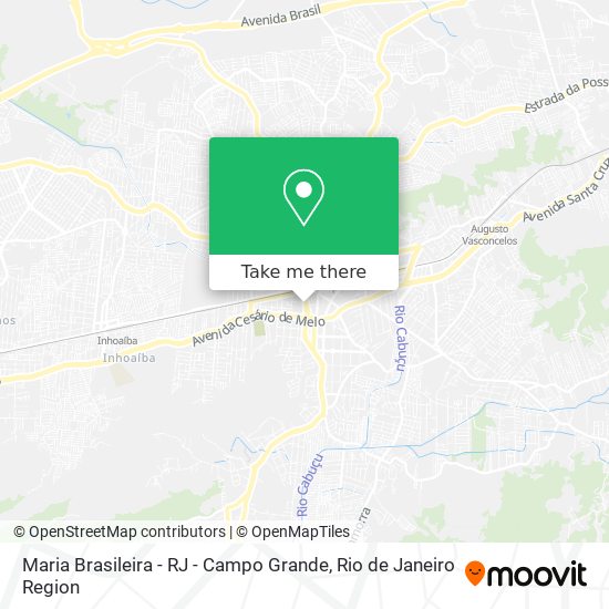 Maria Brasileira - RJ - Campo Grande map