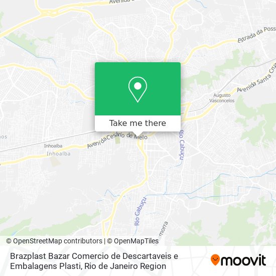 Brazplast Bazar Comercio de Descartaveis e Embalagens Plasti map