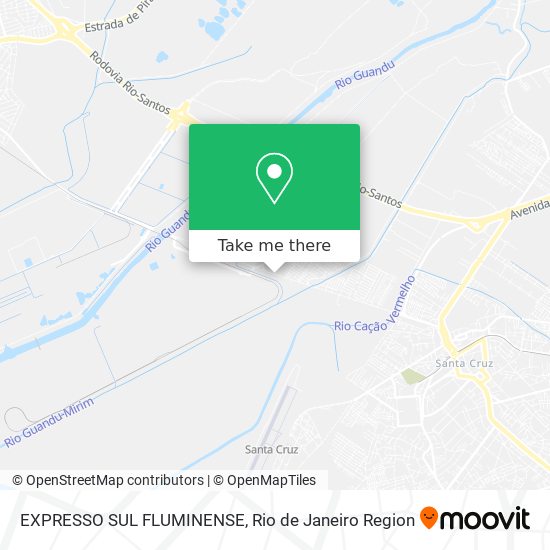 EXPRESSO SUL FLUMINENSE map