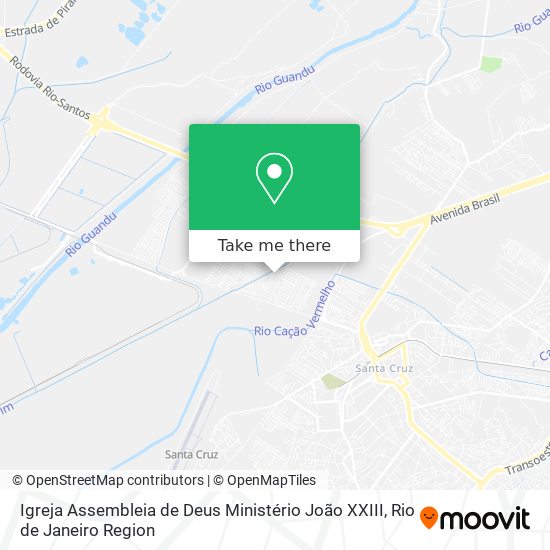 Mapa Igreja Assembleia de Deus Ministério João XXIII