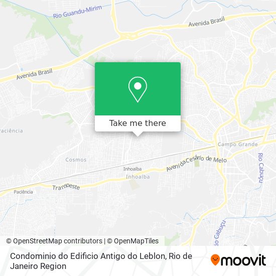 Condominio do Edificio Antigo do Leblon map