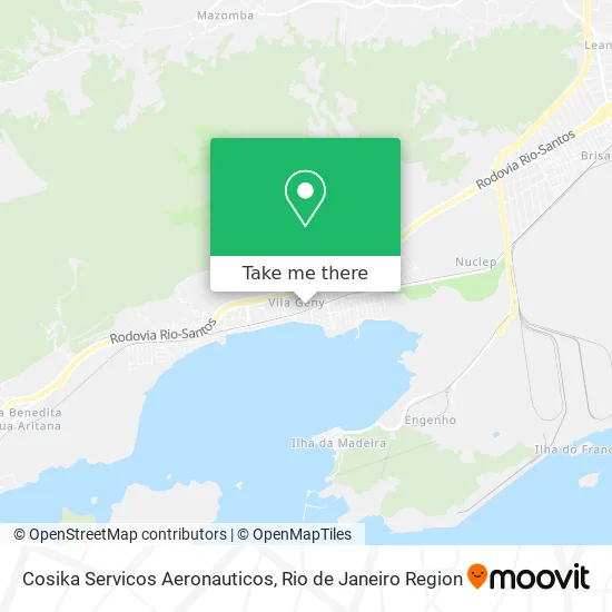 Cosika Servicos Aeronauticos map