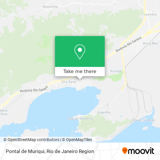 Pontal de Muriqui map
