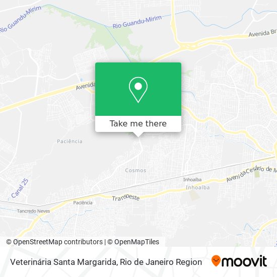 Veterinária Santa Margarida map