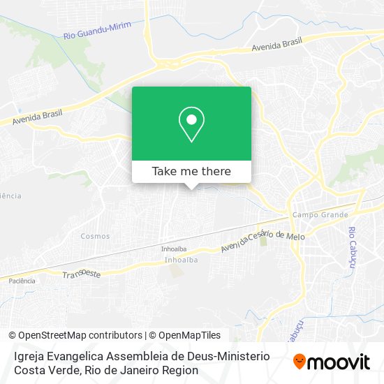 Igreja Evangelica Assembleia de Deus-Ministerio Costa Verde map