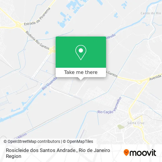 Rosicleide dos Santos Andrade. map