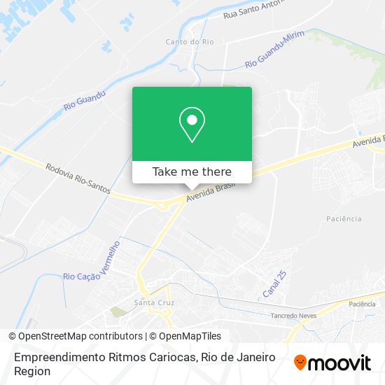 Empreendimento Ritmos Cariocas map