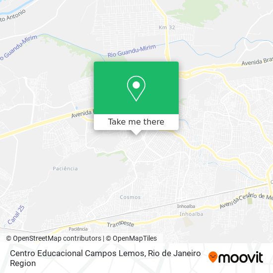 Centro Educacional Campos Lemos map