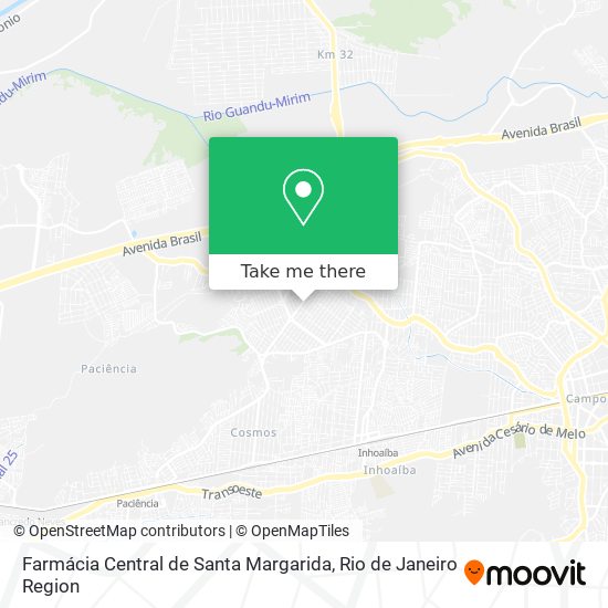 Farmácia Central de Santa Margarida map