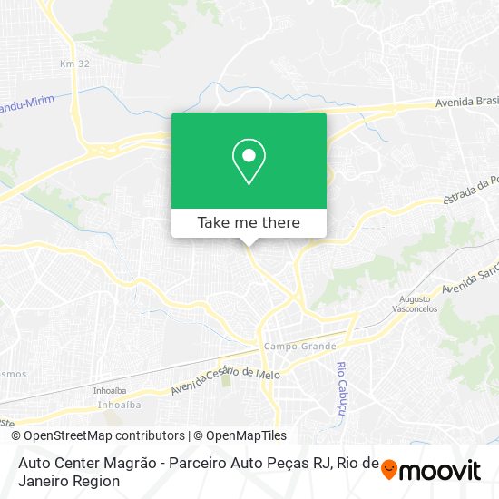Auto Center Magrão - Parceiro Auto Peças RJ map