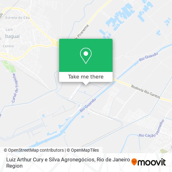 Luiz Arthur Cury e Silva Agronegócios map