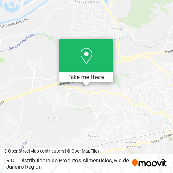 R C L Distribuidora de Produtos Alimenticios map