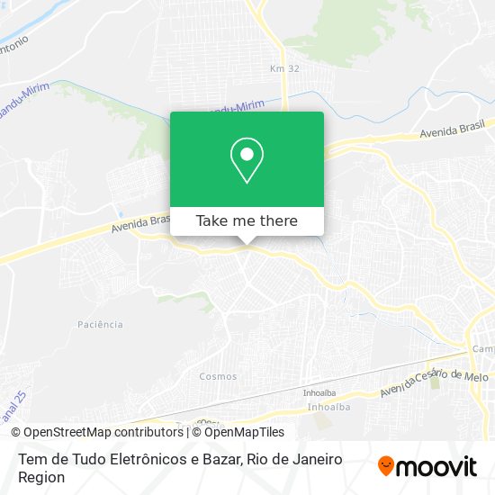 Tem de Tudo Eletrônicos e Bazar map