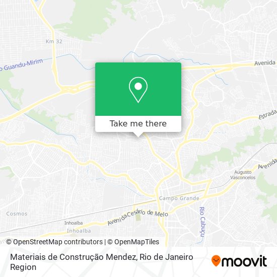 Materiais de Construção Mendez map