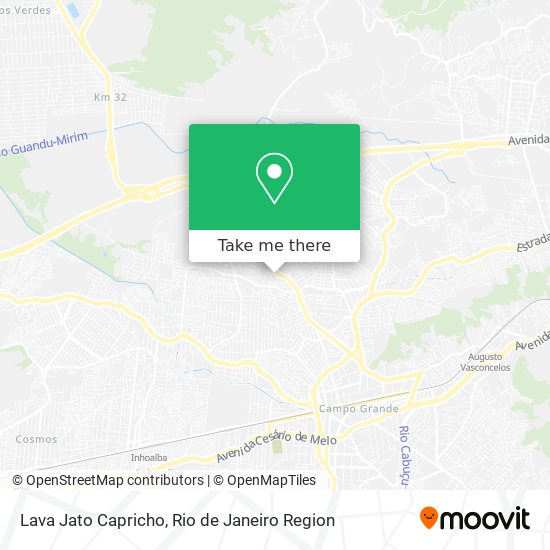 Lava Jato Capricho map