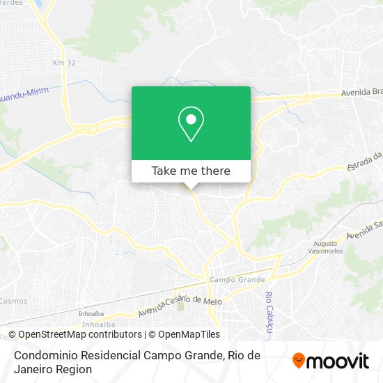 Condominio Residencial Campo Grande map